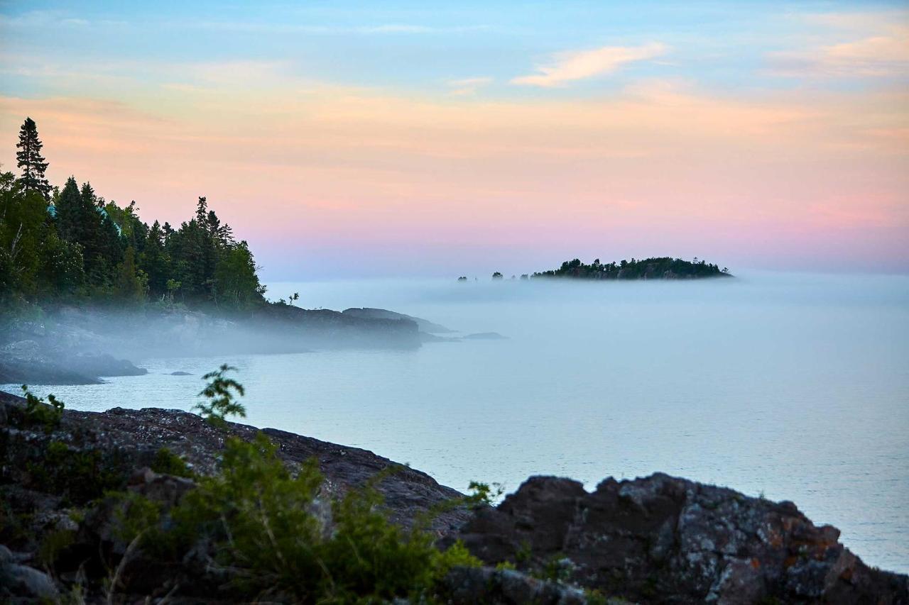 Reflections Cabin On Lake Superior - Near Lutsen Schroeder Exterior foto
